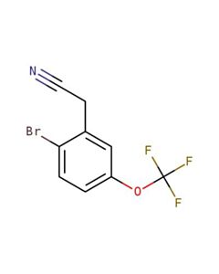 Astatech 2-BROMO-5-(TRIFLUOROMETHOXY)PHENYLACETONITRILE; 5G; Purity 95%; MDL-MFCD07368724